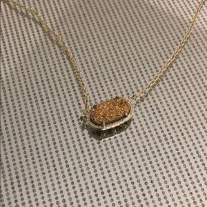 Kendra Scott gold pendant necklace